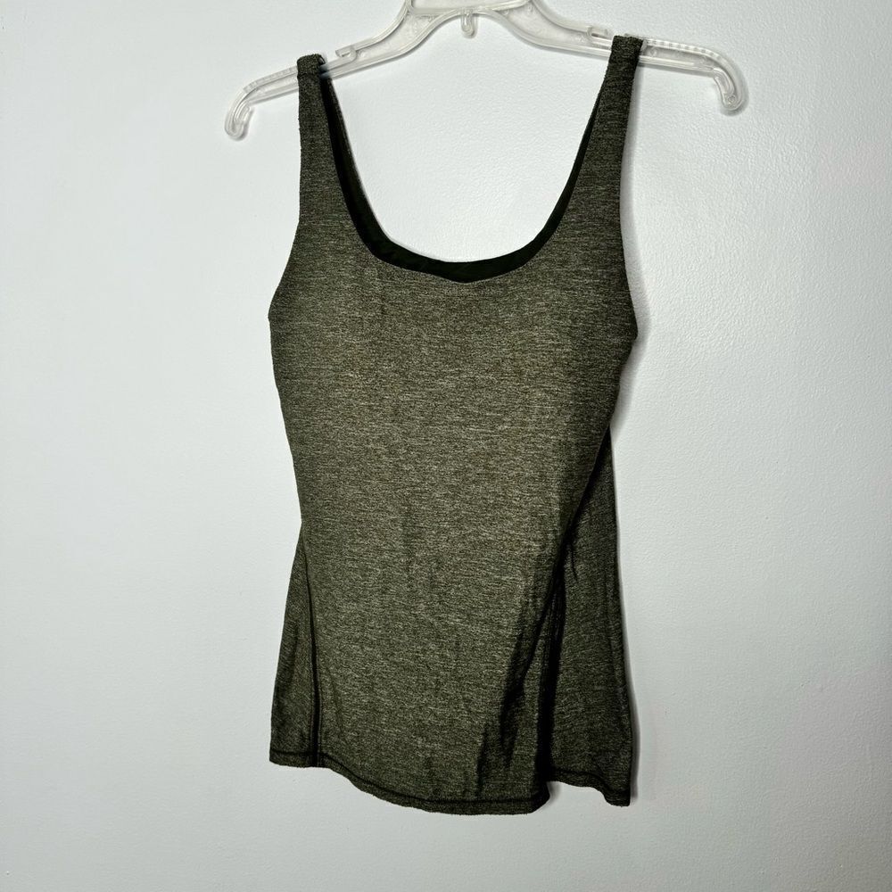 Lululemon olive green top